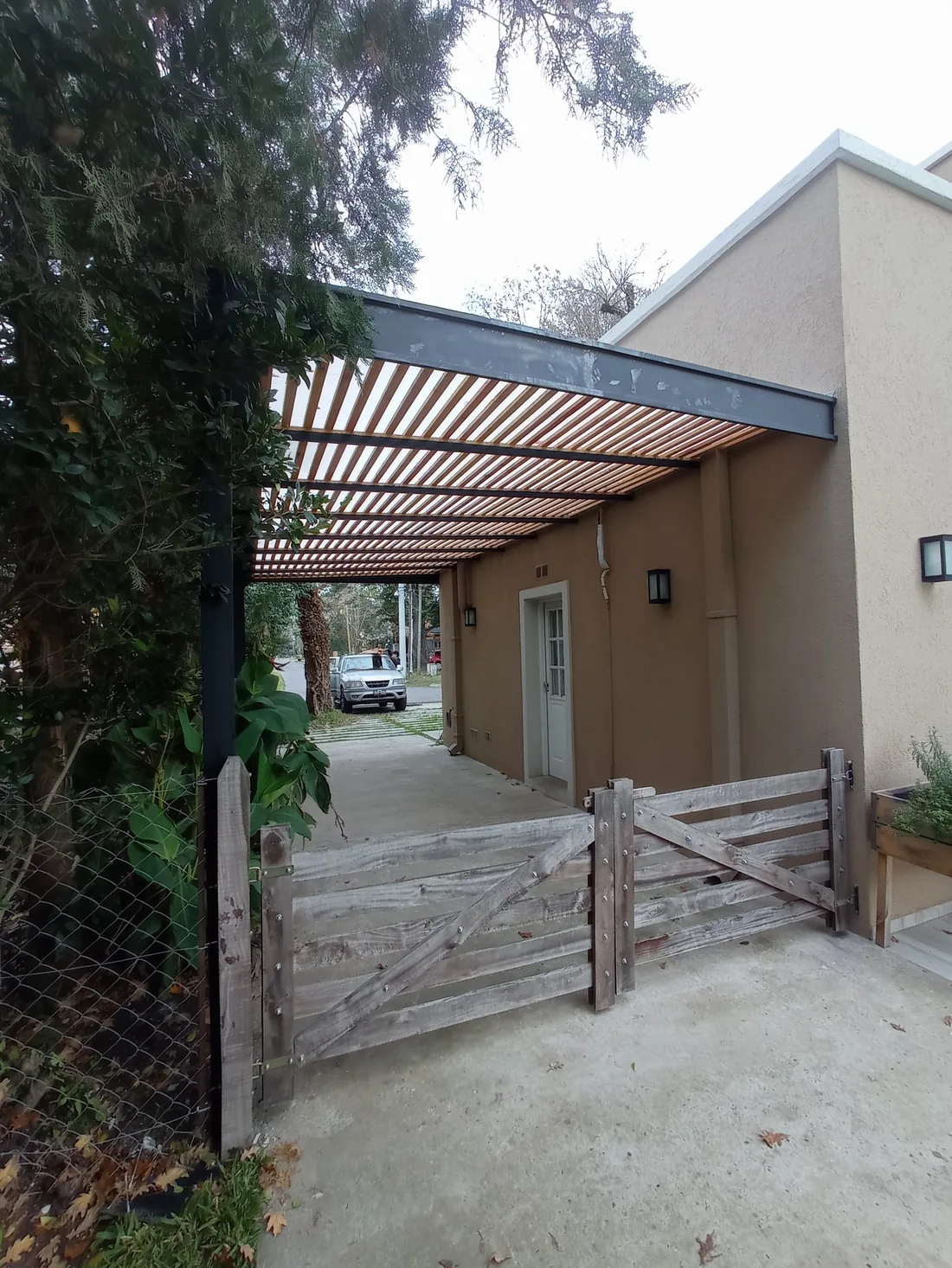 Obra de pérgola terminada en Buenos Aires